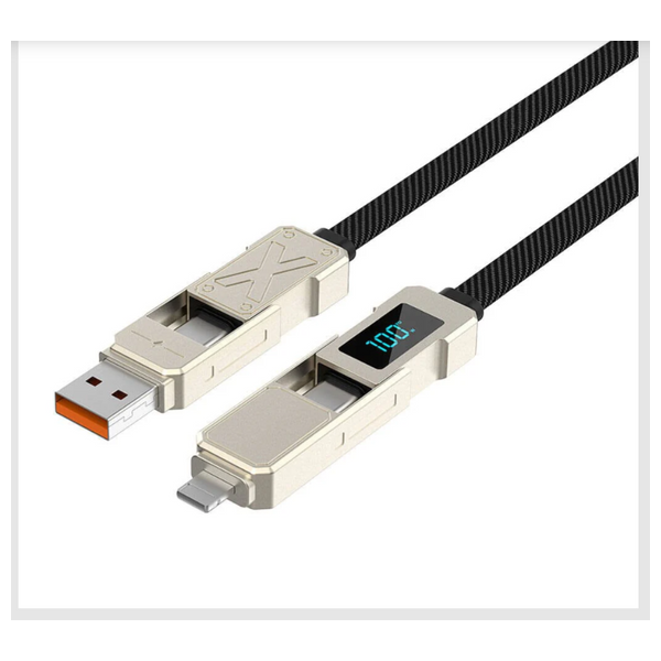 WiWU 4-in-1 Charging Cable - Black