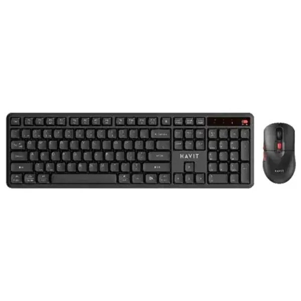  Havit KB261WB Wireless Keyboard with Mouse - Black 
