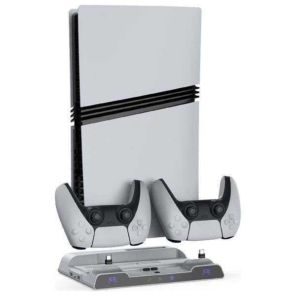 Dobe TP5-0599 - Multifunctional Cooling & Charging Stand - For PS5 - White