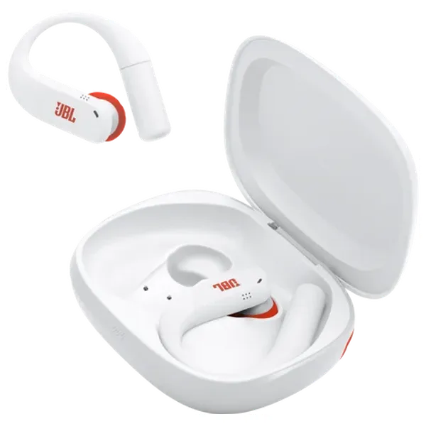  JBL Endurance Peak 4 - True Wireless Sports Headphones - 48 Hour Battery - IP68 - Bluetooth 5.4 - White 