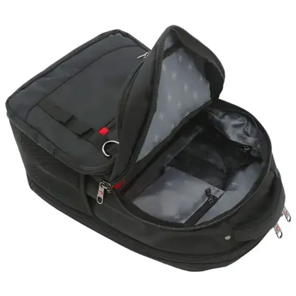  Swiss Tech Navigator Backpack - 18 Inch - Black 