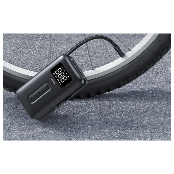 UGREEN Portable Cordless Tire Inflator - 150 PSI Power - 5000mAh Battery - Digital Display and Auto Shut-Off - LED Flashlight
