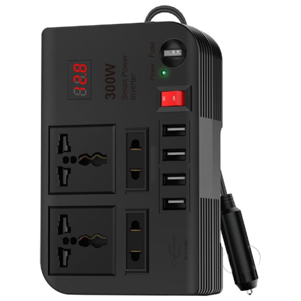  شاحن سيارة كرين ليون - 6935100157610 - اسود 