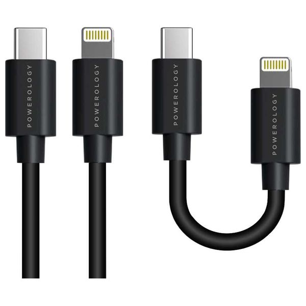 Powerology 7946044829104 - Cable USB-C To iPhone - 0.25 m