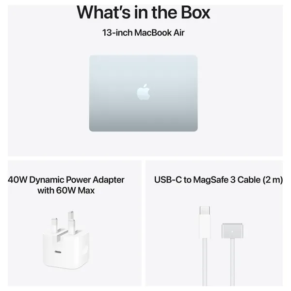  لابتوب ابل ماك بوك اير 13 انش - معالج M5 - رام 16 جيجابايت / 512 جيجابايت SSD - نظام ماك 