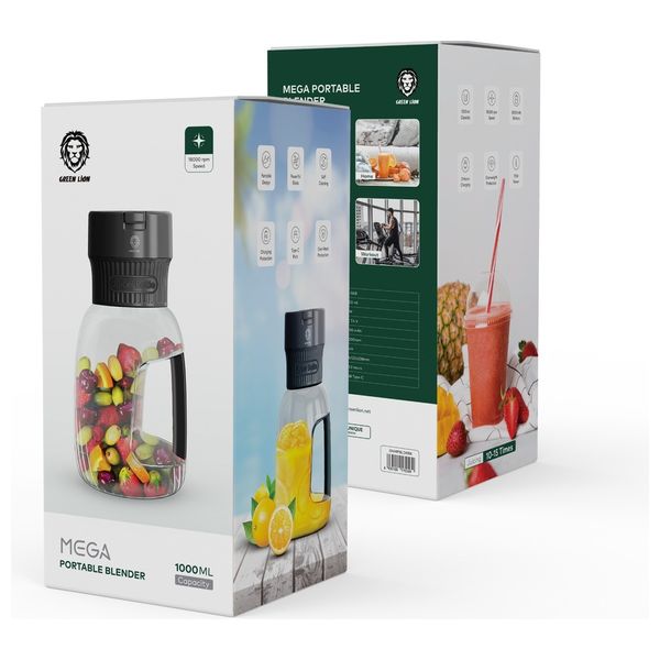  Green Mage Portable Blender - Black 
