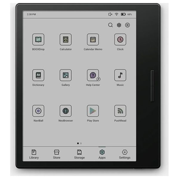  جهاز قراءة الكتروني بوكس GO Color 7 - بشاشة 7 انج - 4/64كيكابايت - بحجم بطارية 2300 مللي امبير - اندرويد 12 - اسود 