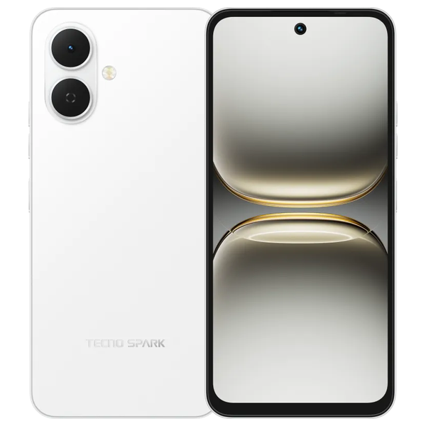  Tecno Spark Go 2 - 6.67" HD+ 120Hz display - Unisoc T7250 processor - 13MP camera - 5000mAh battery - 15W charging - White 