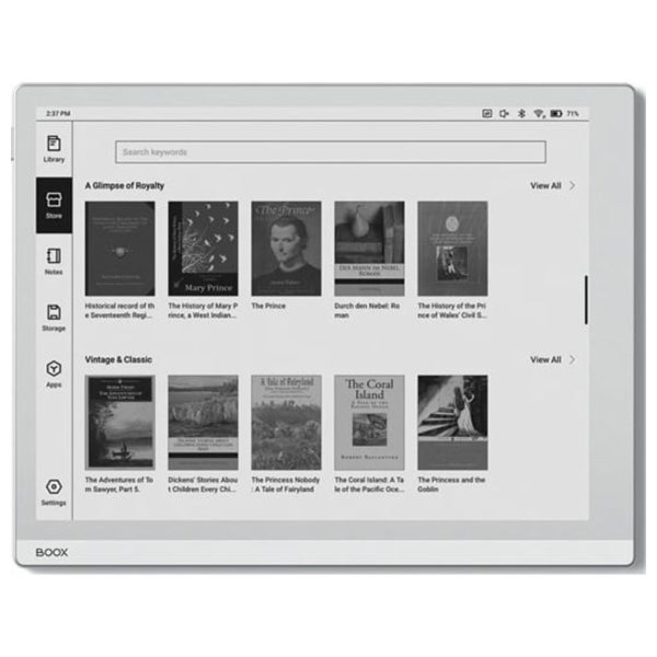  Boox GO E-Reader – 10.3-Inch - 4/64GB - 3700mAh - Android 12 