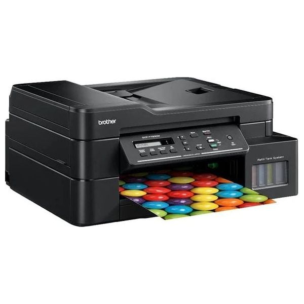  طابعة برذر نافثة للحبر الكل في واحد ملونة - DCP-T820DW - واي فاي - اسود 