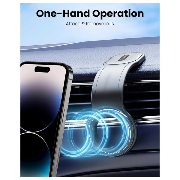  Moxedo CM075 - Magnetic Flexible Car Phone Holder - Black 