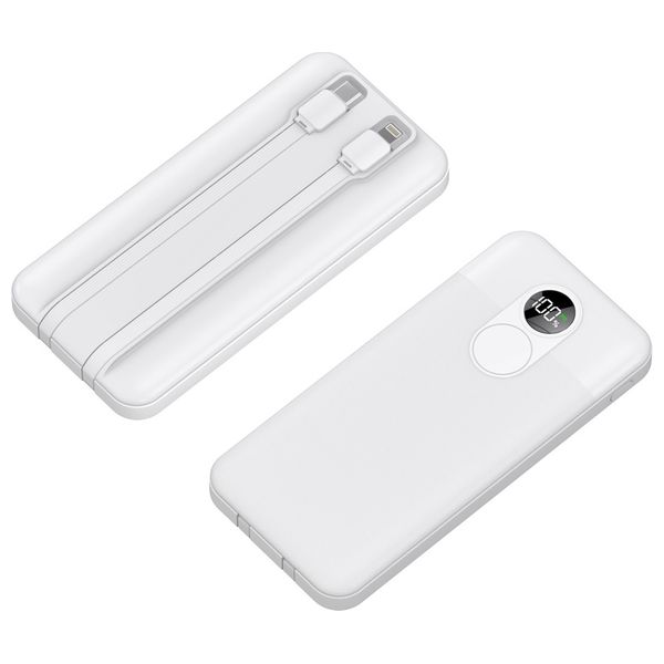  شاحن محمول بورودو - 10000mah - ابيض 