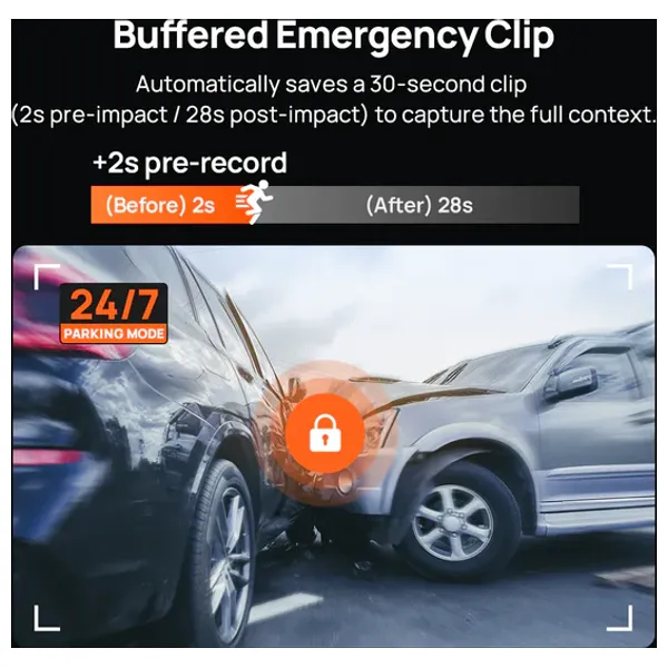  Xiaomi 70mai Dash Cam 4K - Black 