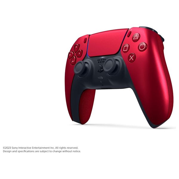 وحدة تحكم لاسلكية سوني - لجهاز PS5 و PC/Mac - ميزات Haptic Feedback و Adaptive Triggers - مايكروفون مدمج - احمر