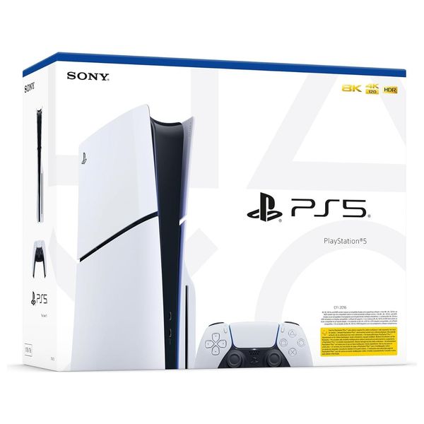  Sony - PlayStation 5 - 1TB Slim - European - White 