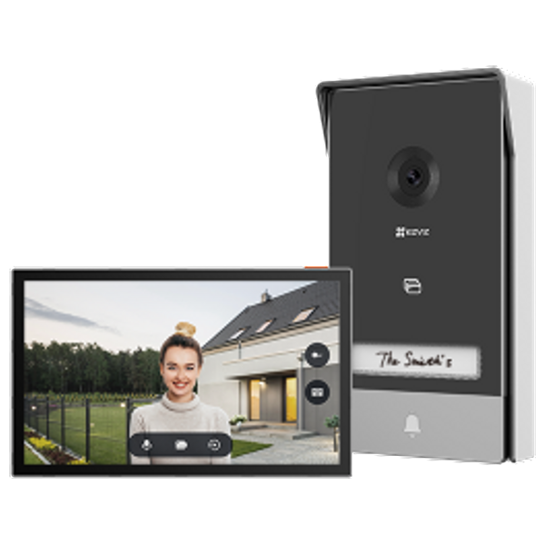 هاتف الباب الذكي المزود بكاميرا ايزفيز - HP7 - اسود
