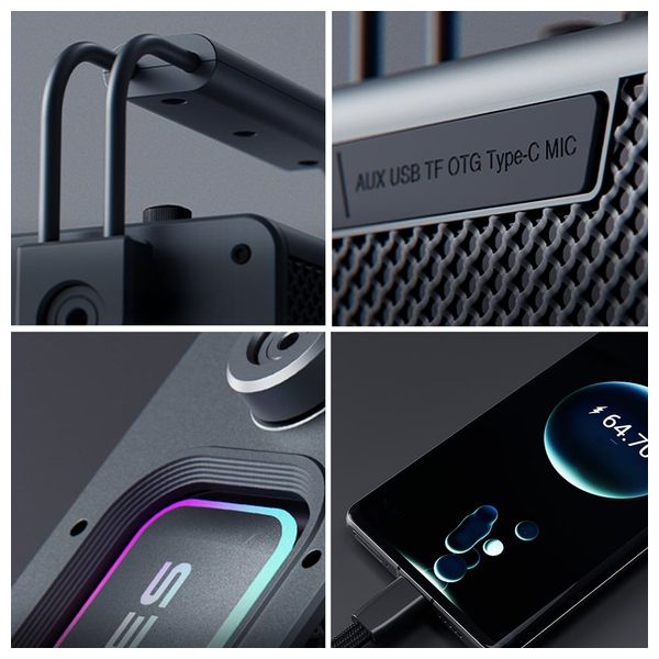  Lenyes Titan 2 - KTV Bluetooth Speaker - 1800mAh - Black 