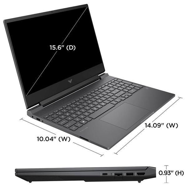 لابتوب اتش بي 15.6 انج - Gaming Victus - Intel Core i5-13420H - NVIDIA GeForce RTX 3050 - ويندوز 11 هوم - 8 كيكابايت/512 كيكابايت اس اس دي