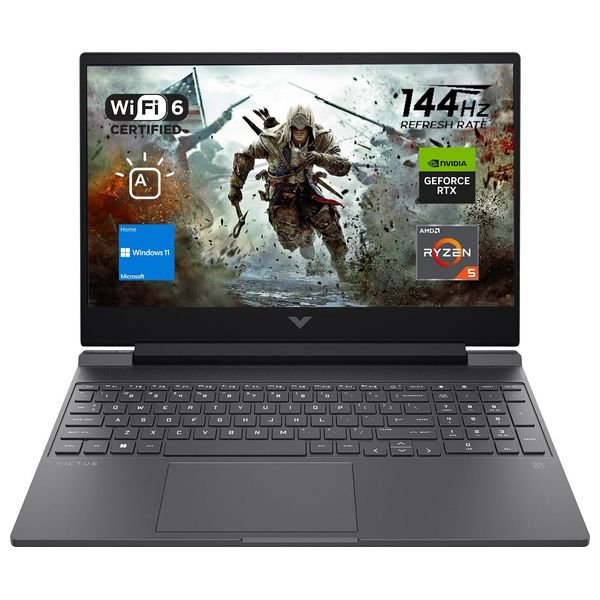 لابتوب اتش بي 15.6 انج - Gaming Victus - Intel Core i5-13420H - NVIDIA GeForce RTX 3050 - ويندوز 11 هوم - 8 كيكابايت/512 كيكابايت اس اس دي