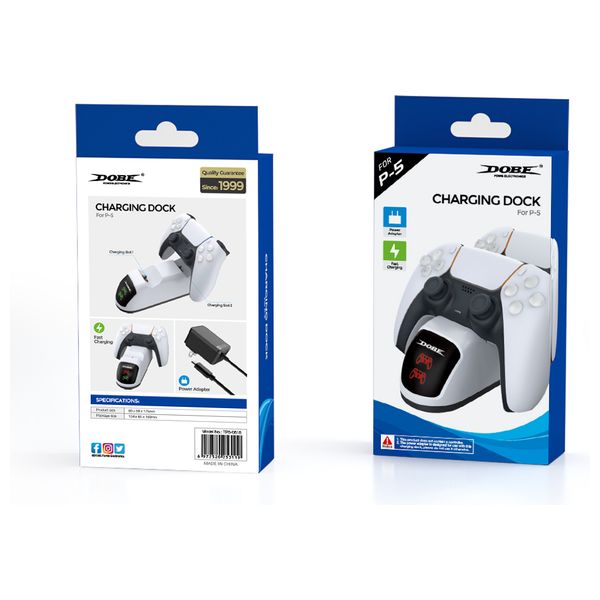 Dobe TP5-0515B - Charging Stand - For PS5 - White