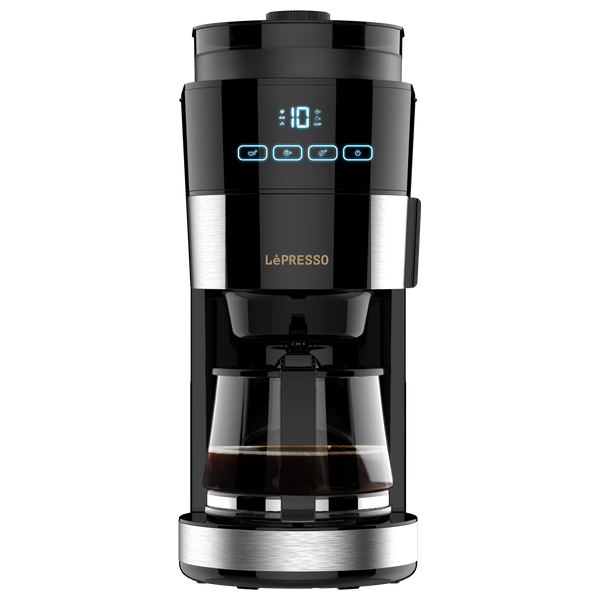 Libreso Coffee Machine with Built-in Grinder - 1.2L - Warming Base - 1000 W - Black