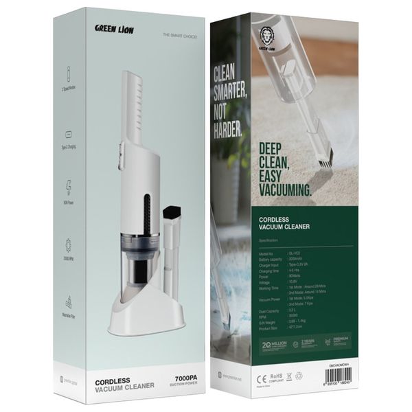 Green Lion - Cordless Vacuum Cleaner - White 