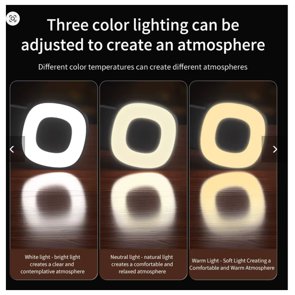  Smart phone Camera Grip - BBC-15 - with Built-in LED Light - Black 