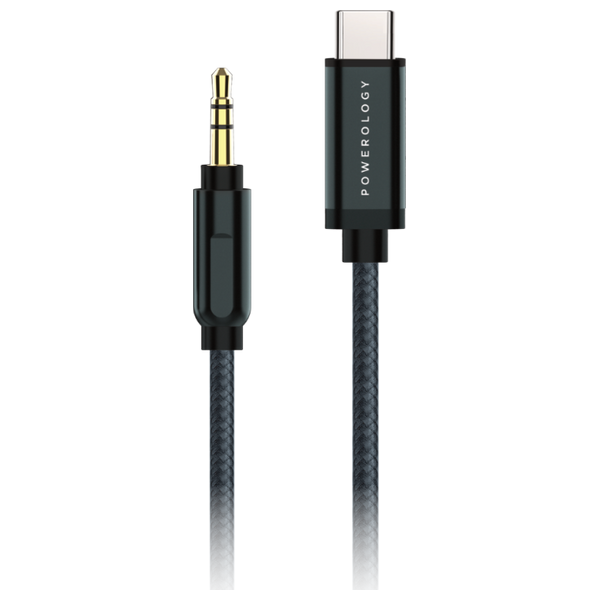  Powerology 7946044828282 - Cable USB-C To AUX - 1.2m 