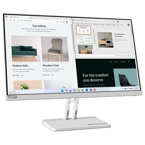  Lenovo 27-Inch  L27E-40 - Flat Monitor - 100Hz - 4ms Response Time - FHD 