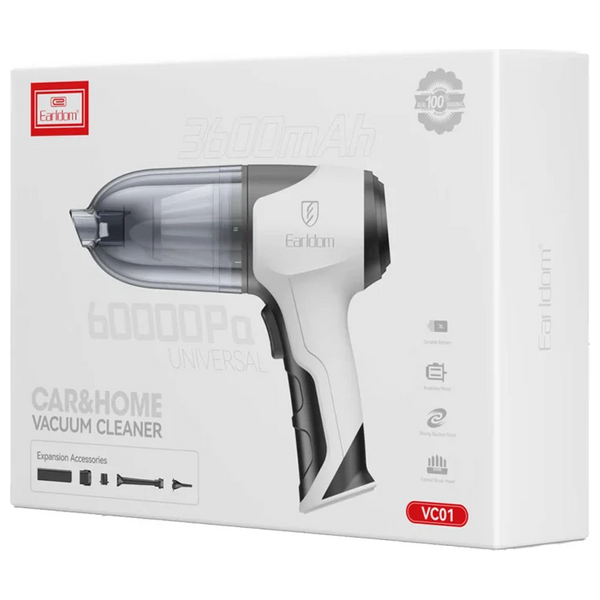 Earldom Handheld Vacuum Cleaner - 80 W - Black