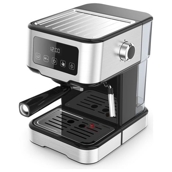 Libreso Digital Espresso Machine - 1100W - Touchscreen - 1.5 L - Silver