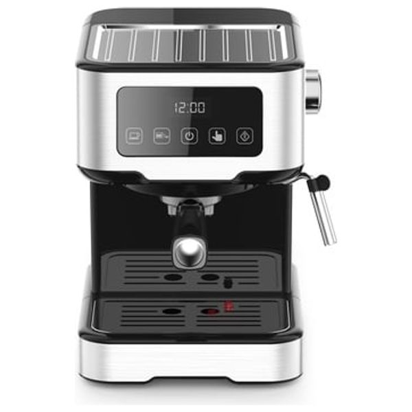 Libreso Digital Espresso Machine - 1100W - Touchscreen - 1.5 L - Silver