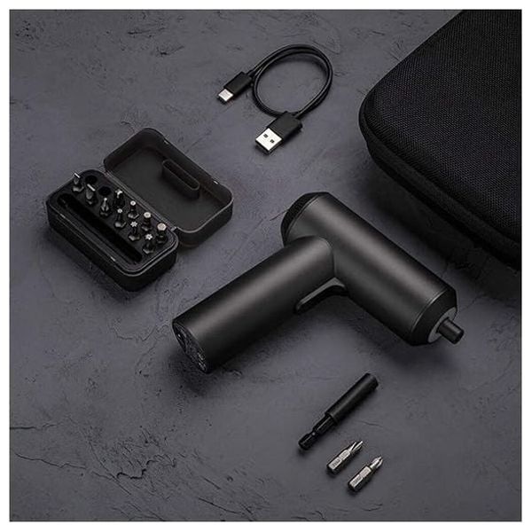 شاومي Mi Cordless Screwdriver – مفك لاسلكي – 200 دورة/دقيقة – أسود