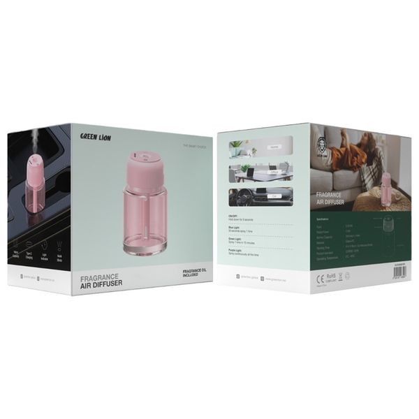  GREEN LION 6935100188997 Fragrance Air Diffuser - Pink 