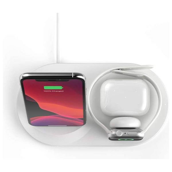 Belkin - 3-in-1 Wireless Charger - White