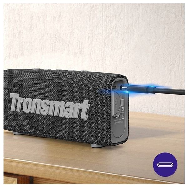  Tronsmart T10W Portable Bluetooth Speaker - Bluetooth 5.3 - 2000mAh - Gray 