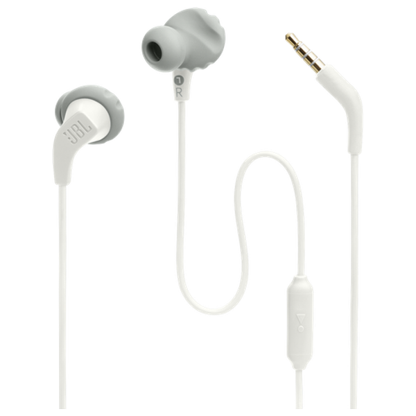  JBL Endurance Run 2 - Wired In Ear Earphones - 1.2m - White 
