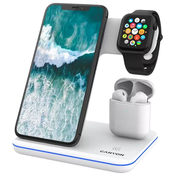 Elryan: Canyon WS-302 - Wireless Charger - White