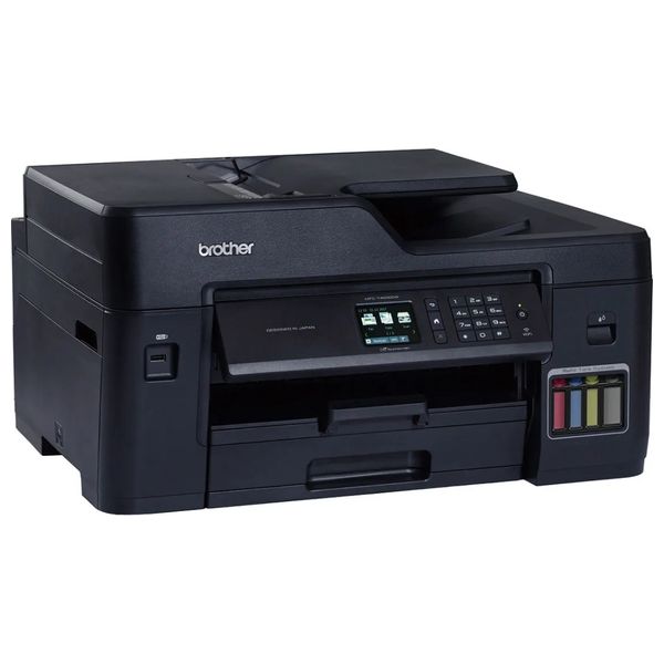  طابعة برذز نافثة للحبر الكل في واحد ملونة - MFC-T4500DW - طباعة تلقائية على الوجهين - واي فاي - اسود 