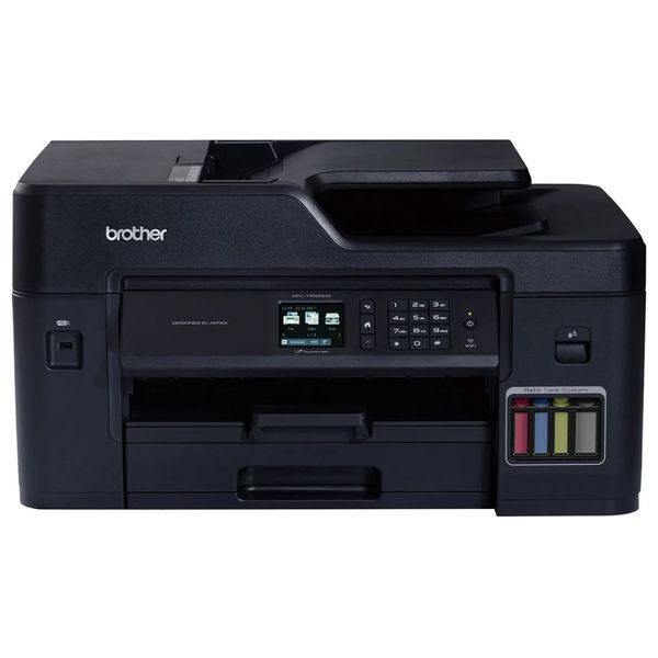  طابعة برذز نافثة للحبر الكل في واحد ملونة - MFC-T4500DW - طباعة تلقائية على الوجهين - واي فاي - اسود 