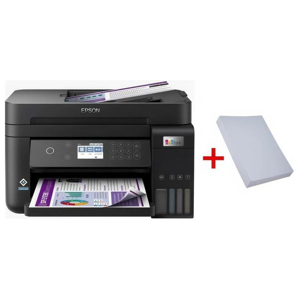  Epson L6270 - Color Inkjet All-in-One Printer - Wifi - Black 