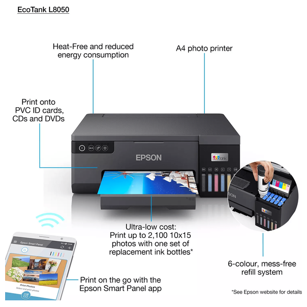  Epson L8050 - Color Printer 