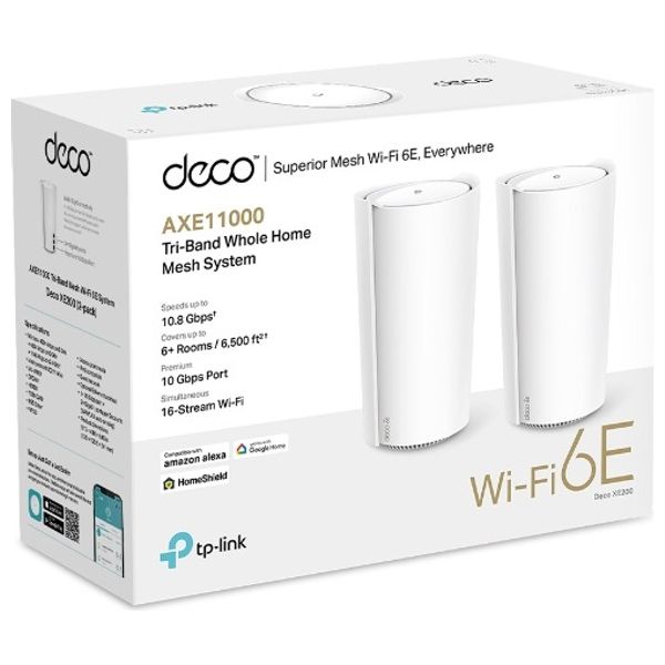  مقوي لنطاق الواي-فاي تيبي لينك - Deco XE200 - 2 قطع 