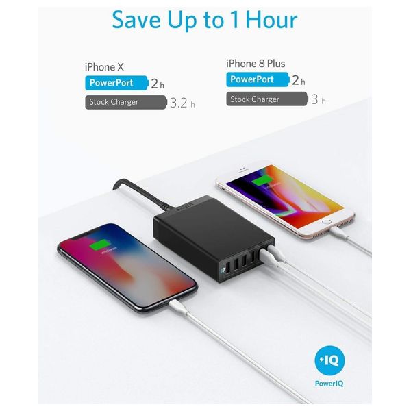  Anker- Power Port - Black 