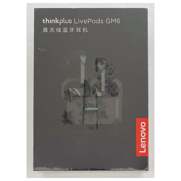  Lenovo LivePods GM6 - Bluetooth Headphone In Ear - Black 
