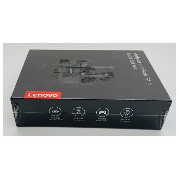  Lenovo LivePods GM6 - Bluetooth Headphone In Ear - Black 