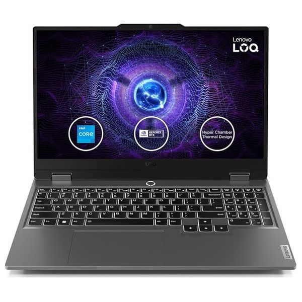  Lenovo Laptop 15.6-Inch - LOQ Gaming - Core i7-13650HX - 16GB/512GB SSD - NVIDIA 6GB RTX4050 - DOS 