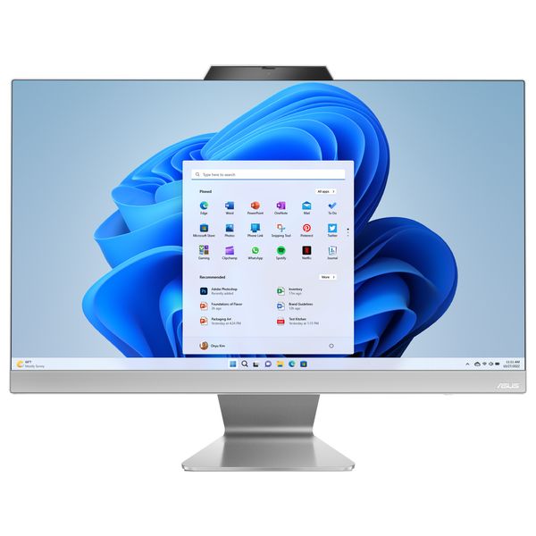  كمبيوتر مكتبي اسوس AIO A3402WVAK - شاشة 23.8 انج FHD - كور اي 7 1355U - رام 8 كيكابايت DDR4 - إس إس دي 512 كيكابايت - Dos - Shared 