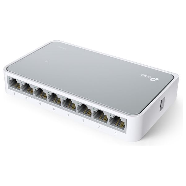 موزع شبكة تي بي لينك - 8-Port Gigabit - ابيض 