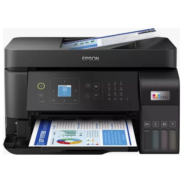  طابعة ايبسون نافثة للحبر الكل في واحد ملونة - L5590 - واي فاي - اسود 